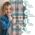 thumbnail image 2 of Blackout Kids Curtains,Boho Bohemia Geometric Line Art Childrens Insulated Curtains Set Of 2,Bedroom Essentials,Toddler Room Decor 52"x63"(132x160cm), 2 of 3