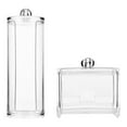 thumbnail image 3 of Tineasur Transparent Cotton Swab Box Storage Box Ps 2Pcs for Home Organization, 3 of 8