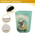 thumbnail image 5 of Yuyamidu Cute Pug RV Electric Tongue Jack Cover Daisy RV Electric Jack Protective Cover Waterproof Tongue Cover for RV/Camper/Travel Trailer/Plug Protector, Green, 5 of 7