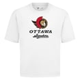 thumbnail image 2 of Men's Levelwear  White Ottawa Senators Team Surge Luxe Signature Knit T-Shirt, 2 of 3