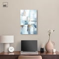 thumbnail image 3 of House of Lines II High-Gloss Frameless Acrylic Glass Wall Art Blue Abstract Wall by Art Remedy, Ready to Hang, 16 x 24, 3 of 7