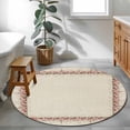 thumbnail image 3 of Round Rugs 3.3Ft, Pink Floral Round Area Rug Washable Indoor Throw Carpet, Spring Farmhouse Flowers Watercolor Soft Non Slip Circle Rug for Laundry Room Patio Home Decor Aesthetic, 3 of 8