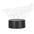 thumbnail image 3 of Night Light, Convenient And Practical Acrylic Desk Lamp Durable Stable With Base USB Cable For Desk Decoration For Gift, 3 of 8