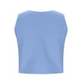 thumbnail image 6 of LWavelet Women's High Neck Pleated Satin Sleeveless Blouse – Elegant Dressy Work Top Hot Pink S, 6 of 8