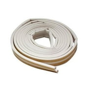 All - Climate EPDM Rubber Weatherstrip P - Profile, White, 2Pack