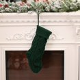 thumbnail image 1 of 2023 Christmas Stocking Knit Sock Santa Candy Gift Bags Xmas Tree Hanging Decor, 1 of 6