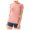 Pink-02, variant on Mittory Workout Shirts for Women Yoga Short Sleeve Shirts Soft Seamless Gym Slim Fit Breathable Running Shirts