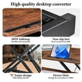 thumbnail image 6 of Height Adjustable Standing Desk 37” Wide Sit to Stand Converter Stand Up Desk Tabletop Workstation for Monitor Riser, 6 of 9
