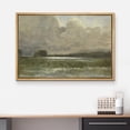 thumbnail image 3 of wall26 Framed Canvas Print Wall Art Storm Cloud Green Field Valley Landscape Nature Wilderness Illustrations Fine Art Decorative Rustic Multicolor for Living Room, Bedroom, Office - 24"x36", 3 of 5