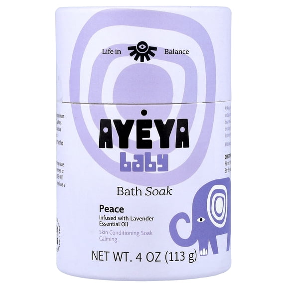 Ayeya Baby, Bath Soak, Lavender, 4 oz (113 g)