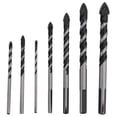 thumbnail image 5 of Juego de Brocas para MamposteríA con Punta Carburo Tungsteno 7 Piezas Ladrillos HormigóN Baldosas CeráMica Porcelana (3, 4, 5, 6, 8, 10, 12 Mm), 5 of 5