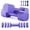 Purple, variant on Adjustable Dumbbell Set 4 In 1 Free Weight For Women Hand At Home Each 2lb 3lb 4lb 5lb With Tpu Soft Rubber Handle Gym Aquatic Fitness Equipment Purple