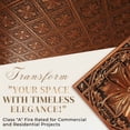 thumbnail image 6 of DCT10-Milan 2 ft. x 2 ft. PVC Glue-up or Lay-in Ceiling Tile in Aged Copper (40 Sq.ft / Pack) - 10 Pieces, 6 of 20