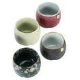 thumbnail image 2 of Ymiko Japanese Style Tea Cup,4pcs Retro Kiln Baked Tea Cup Set Japanese Style Ceramic Kung Fu Teaware Drinkware,Kiln Baked Tea Cup, 2 of 8