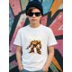 thumbnail image 3 of Boys Halloween Pumpkin Robot Graphic T-Shirt, Black Casual Style Halloween Shirts With Robot Pumpkin Design, Girls/Boys Fall Clothes, Round Neck Short Sleeve T-Shirt, 3 of 7