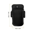 thumbnail image 2 of Uxcell Phone Arm Band for Running Armband Cell Phone Holder Running Phone Carrier Black, 2 of 5