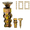100PC, variant on Hinge Repair Screw and Expansion Anchor Set, 7.8 x 16mm Cabinet Hinge Repair Screws for Wood, Tile, Stone and Concrete