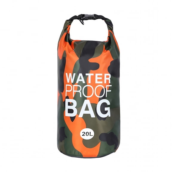 GASTROPOD 20L Waterproof Backpack Heavy Duty Hiking Backpack Camouflage Color Bag for Swimming Diving Beach Outdoor Activities