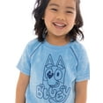 thumbnail image 5 of Bluey Toddler Girl Embroidered Graphic Top and Ruffle Shorts Set, 2-Piece, Sizes 12M-5T, 5 of 6