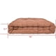 thumbnail image 2 of Nvzi Cojines para silla, para exterior, interior, cojín grueso para banco, cojín duradero para suelo,balcón, coche, oficina, patio, sofá, viaje, marrón, cuadrado, 16", 2 of 5