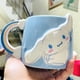 thumbnail image 5 of Taza Kawaii Sanrio Hello Kitty Anime Figura Kuromi My Melody 370ml Taza Café Cerámica Oficina Leche Desayuno Té Caja Regalo Peluche, 5 of 5