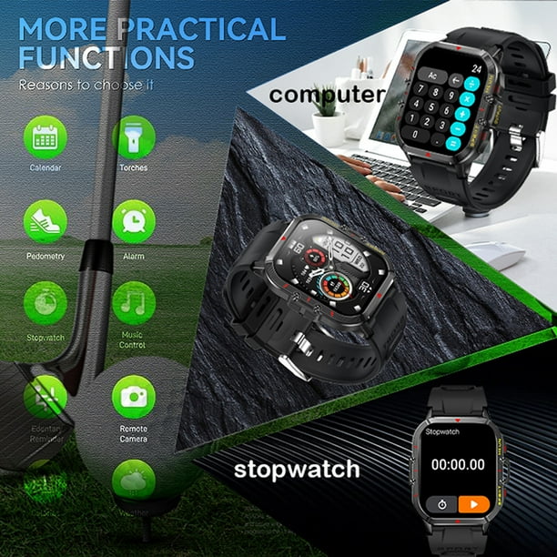Bracelet Connecté Indigi Fitness - Écran OLED, Fréquence Cardiaque, Podomètre - Noir - Neuf