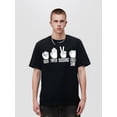 thumbnail image 1 of Camiseta de algodón para hombre con diseño de piedra, papel o tijera: ideal para el Día del Padre, actividades informales y al aire libre. Lavable a máquina. Camisetas de ocio., 1 of 6