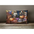 thumbnail image 4 of Carolines Treasures PTW2069PW1216 Halloween Black Cats Our Favorite Time Canvas Fabric Decorative Pillow  12H x16W, 4 of 4