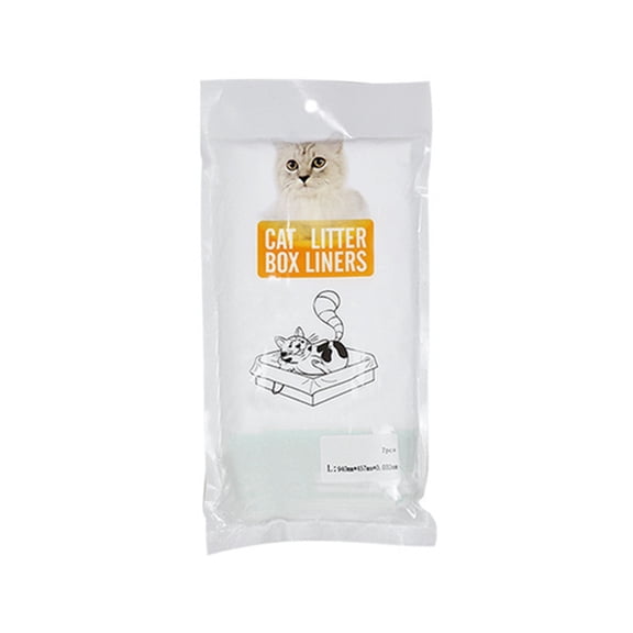 7PCS Large Litter Box Bags for Sifting Cats Pan Liners Filter Bag Poop Bag Pet Supplies Easy to Clean Litter Box Liner