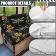thumbnail image 6 of Kuiaobaty RV Dinette Cushions Covers Soft Camper Cushion Covers Camper Seat Covers Dinette Booth Sofa Slipcovers Accessories for Travel Trailer Couch, Vintage Floral Dragonfly Moon Star Pattern, 6 of 7