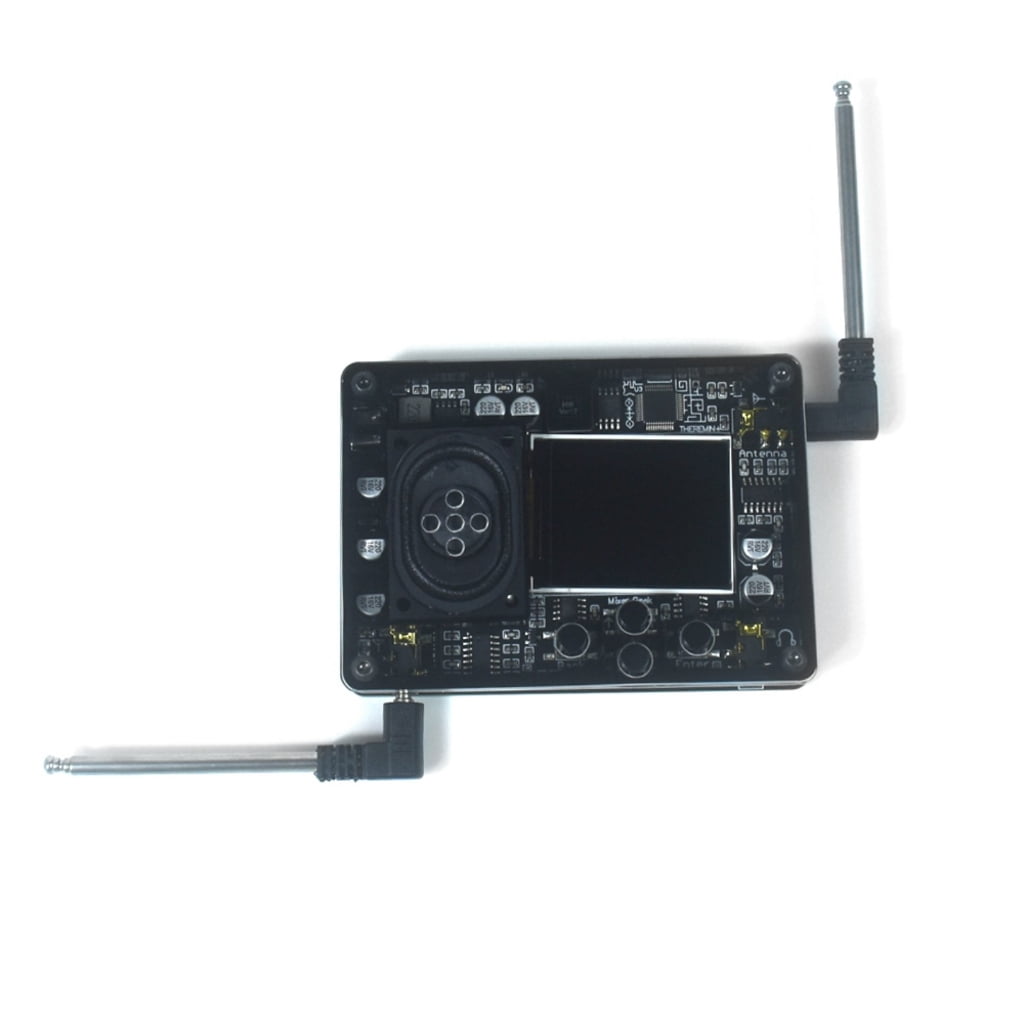 Theremin Musical Instrument with USB Cable and Antennas Novel Creative Electronic Instrument Color Screen Theremin Kit