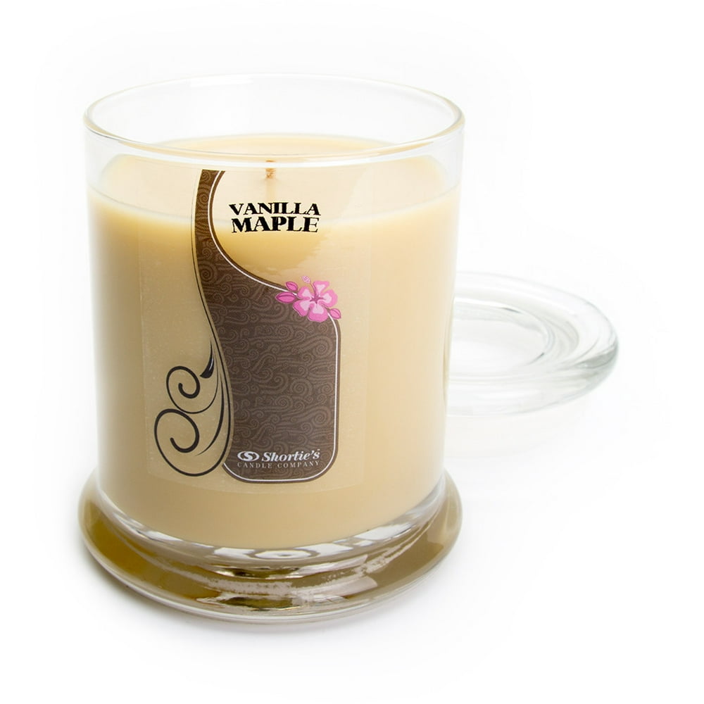 Vanilla Maple Candle Medium Beige 10 Oz. Highly Scented Jar Candle