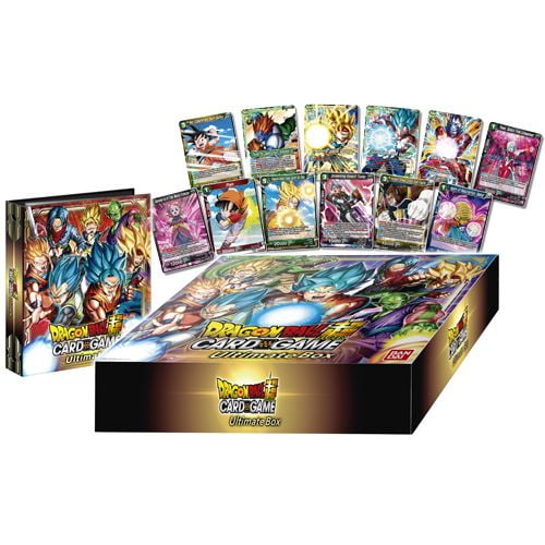 Dragonball Super Card Game Ultimate Box BE03 130 cards includes binder 20 pages 