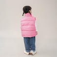 thumbnail image 6 of LIJCC Boys Girls Winter Vest Solid Color Coat Lightweight Padded Quilted Jacket Sleeveless Turtleneck Zip Up Thermal Warm Down Puffer Vests with Pocket, 6 of 6