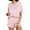 05-Pink, variant on Silk Pajama for Women Short Sleeve Satin Pj Set Two Piece Soft Sleepwear Loungewear