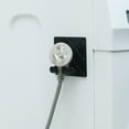 thumbnail image 4 of Jinsinto 2 Pcs Adhesive Folding Kitchen Appliance Wire Socket - Black, 4 of 4