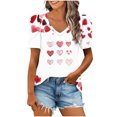 thumbnail image 1 of Blusas de Manga Corta para las Mujeres, Blusa de Camiseta Suelta Casual Hecha de Tela Cómoda para Todo el Uso Diario de Temporada, Blusas para las Mujeres Casual, 1 of 8