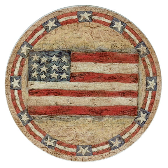 Thirstystone "Americana" 4-Pack Natural Sandstone Coasters