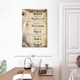 thumbnail image 3 of Elephant Stock Funny Bathroom Rules Wall Art - Vertical Multi Panel Canvas - Bathroom Wall Decor - Humor Multi Panel - Brown And Gray Decor - 20" x 32", 3 of 8