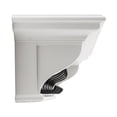 thumbnail image 4 of Classic White Wood Wide Six Hook Coat Rack, 4 of 5
