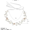 thumbnail image 2 of Diadema de novia con cuentas de cristal, accesorios para el cabello de boda de ratán floral, diadema dorada, diadema, accesorios para el cabello, accesorios para el cabello para damas, niñas, damas d JAMW Sencillez, 2 of 5