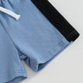 thumbnail image 7 of Bagilaanoe 2pcs Toddler Baby Boy Shorts Set Contrast Color Short Sleeve T Shirt Tops + Shorts 6M 12M 18M 24M 3T 4T Kids Casual Summer Clothes, 7 of 7
