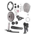 thumbnail image 4 of zhangqiuzhi 10 Speed Groupset 11 to 40T Flywheel Bottom Bracket Front Rear Derailleur Chain Anti Rust Bike Gear Shift Kit Bike Accessories 36T Chainring, 4 of 17