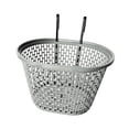 thumbnail image 1 of Collapsible Front Storage Basket Replacements Easily Disassemble and Take It Off for Shopping, Cycling Stylish with Hooks Cargo Rack Grey, 1 of 8