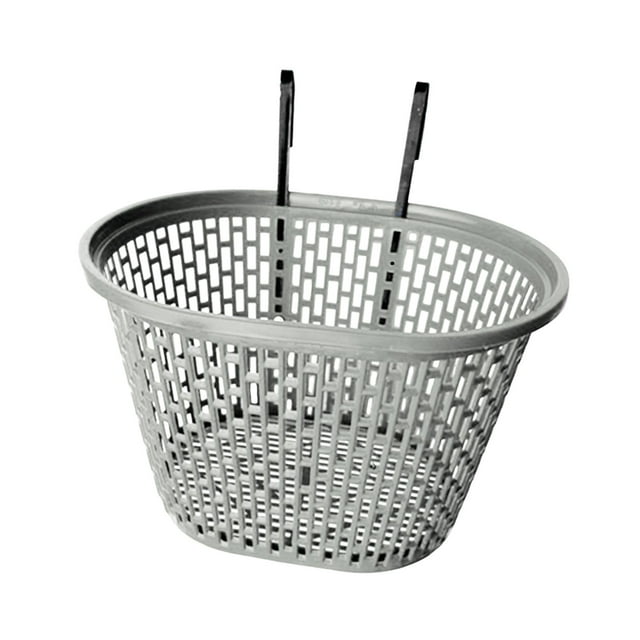 koolsoo 12x9.6x8 Inch Folding Bike Front Basket Replacements For Women Men, Kids Grey