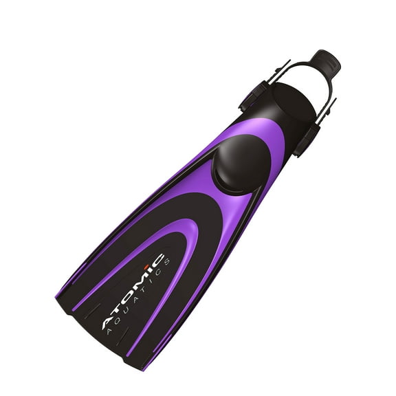 Used Atomic Aquatics Blade Fin for Scuba Diving and Snorkeling Fin, Small, Purple - M:4.5-5.5 / W:5.5-7