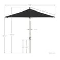 thumbnail image 5 of California Umbrella 9' Patio Umbrella in Black, 5 of 5