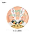 thumbnail image 6 of Easter Party Disposable Paper Plates Cartoons Printed Festive Dinner Plates Cute Bunny And Easter Egg Paper Plates Suitable For Holiday Decorations, 6 of 7