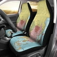 thumbnail image 1 of RYLABLUE Set of 2 Car Seat Covers Detailed Political Map in Mercator Projection Clearly Labeled Universal Auto Front Seats Protector Fits for Car,SUV Sedan,Truck, 1 of 5