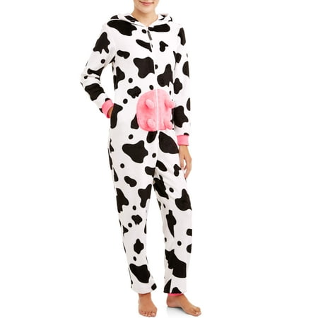 Secret Treasures Women's and Women's Plus Character Union Suit Pajama Cow